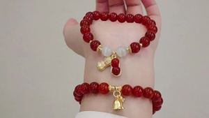 Corinna Peanut Pendant Bracelet Niche Temperament Bracelet Retro Versatile Bracelet Best Friend Gift