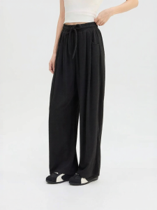 SANFU | Autumn Style Elegant Rope Waist Drawstring Casual Pants