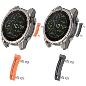 Watch Anti-collision Strip for Garmin Fenix 8 AMOLED 47MM /Tactix8 51MM Protect Smartwatch for Garmin Quatix 8 47/51mm Metal