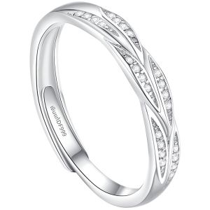 East Beauty | Dazzling Full Diamond Silver Ring