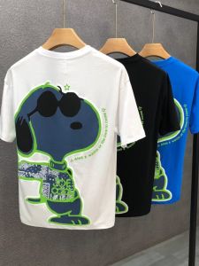 Big Sale Leak-Picking ~ Counter Withdrawal Tail Order Big Brand Export Mens Summer Short-Sleeved T-shirt Pure Cotton Fashion Printed Fashion Brand