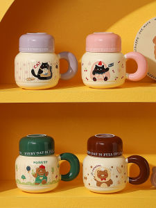Cute and Creative Lid-Cap Mug for Couples