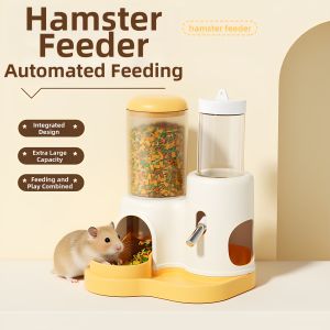 LOMCEFA | Large Capacity Hanging Silent Pet Waterer Pin-type Feeder