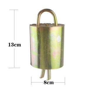 กระดิ่งหนาและสว่างสําหรับคอวัวและแกะ ใช้ในฟาร์มขนาดใหญ่ อุปกรณ์ให้อาหารและดูแลสัตว์เลี้ยง