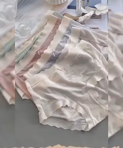 Dezenna Celana Dalam Wanita Seamlesss Transparan cd Mid Waist hot 5C273