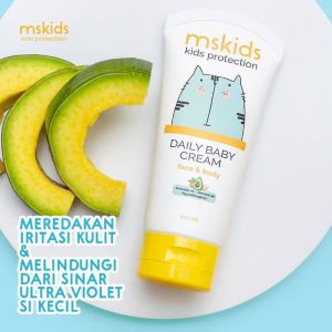MS Glow kids daily baby cream 100ml krim bayi untuk  atasi iritasi pada bayi cocok untuk semua kulit Perawatan Kulit Kering Perlindungan Uv Untuk Bayi - Lazada