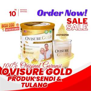 OVISURE ASLI 400gr ORIGINAL/ASLI IMPORT USA ASAM URAT REMATIK LINU-LINU RAKITIS INFEKSI TULANG KEMASAN KALENG ORIGINAL SUSU TULANG DAN SENDI NO 1 DI INDONESIA SUSU SEHAT SEKELUARGA BAHAGIA