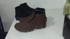 Sepatu Delta Boots Safety Zipper KicKers Army Resleting ujung besi kerja kantor proyek lapangan formal casual Outdoor Hiking Boot Savety But Sepeti Septi Buts Sevti Bot Septy sol karet Terbaru  anti slip
