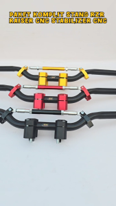 Paket Stang RZR Stabilizer Raiser CNC Import PNP Beat Street PCX X Ride Satria Fu Vixion Tiger Megapro RX King Ninja R SS Byson GL Scorpio Sonic