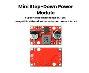 3.5A Mini Buck Converter DC to DC Step-Down Power Module High Efficiency Volt Regulator 7-31V to 5V/12V LowRipple Buck Converter