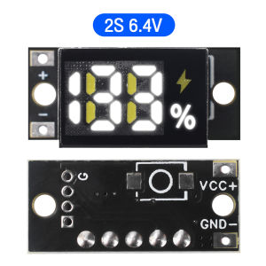 1S/2S/3S/4S Lithium Battery Capacity Precision Battery LED Electricity Display Module mini size Low-power for LiFePO4 batteries