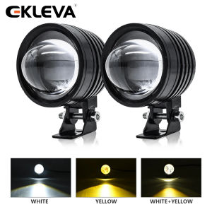 EKLEVA 2.5 Inch Led Work Light 6000K White 3500K Yellow Driving Light Fog Light Car UTV Truck Off Road Motorcycle led Spotlight 12V 24V