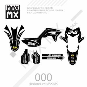 decal fullbody crf hitam keren