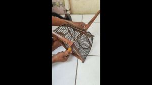 Sangkar Pikat Jebakan burung + packing kayu