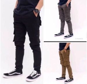{ TERLARIS 100 DAPAT 3 PCS }CELANA PANJANG CARGO KOMPOL YANG LAGI HITS CELANA CARGO PANJANG PRIA POLOS ARMY LORENG UFC VENUM MMA PANTAI GYM LARI FITNES