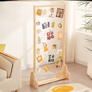 Kindergarten Art Zone Works Display Stand Desktop Storage Rack Creative Environment Creation Small Class Middle and Large Class Photo Grid Rack