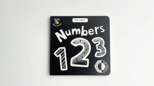 My First Numbers High Contrast Board Book for Toddlers to Learn Numbers