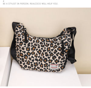 Casual Portable Dumpling Bag Sports Style Leisure All-Match Popular Cloth Bag Fashion Single Shoulder Slant Cross Bag