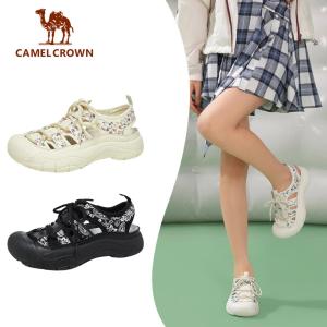 Lạc Đà Vương Miện Của Phụ Nữ Hoa Xăng đan thể thao Trọng Lượng Nhẹ Không-Trượt Xăng đan đi biển Giày Đi Bộ Đường Dài Ngoài Trời Thoáng Khí đi bộ đơn giản Dép Đi Du Lịch Và Mùa Hè Cuộc Phiêu Lưu