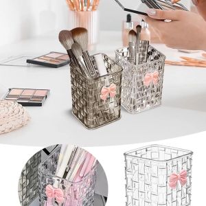 Cosmetic Storage Box Makeup Brush Jewelry Storage Transparent Acrylic Desktop Storage Box Pen Holder Bathroom Eyeliner Storage