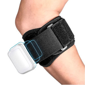 Adjustable Tennis Elbow Support Strap Compression Tennis and Golf Elbow Wrap Gel Band for Arthritis Pain Relief