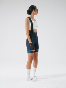 Quần đạp xe NAM NỮ VALORE Versa Bib Pants Blue Black chính hãng VALORE ĐỆM  SIÊU ÊM - THOÁNG KHÍ