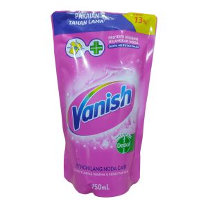 Vanish Pink 750 ml Penghilang Noda pada Pakaian Refill Cair 750ml