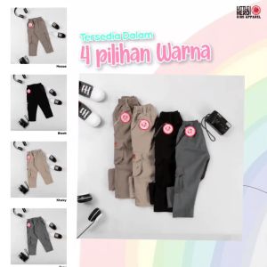 Celana Chino Cargo Pdl Panjang Anak Laki Laki Umur 1-10 Tahun