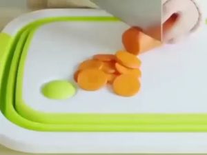 ( BISA COD ) PROMO Talenan Lipat dan Baskom Multifungsi 3 In 1 Memotong Sayur /Keranjang Cuci Sayuran/ Baskom Penguras