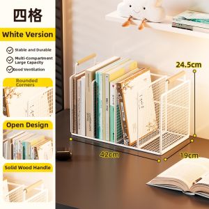 evesigar | Reading Stand Book Holder Desktop File Organizer