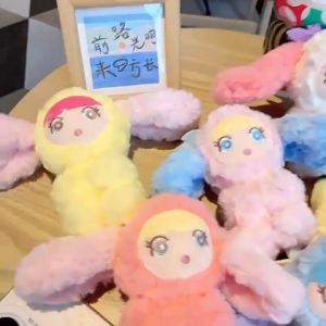 (TẶNG MÓC KHÓA BABY THREE) ĐỒ CHƠI BABY THREE THÚ BÔNG THỎ THỊ TRẤN MẨU GIÁO 12 CON GIÁP