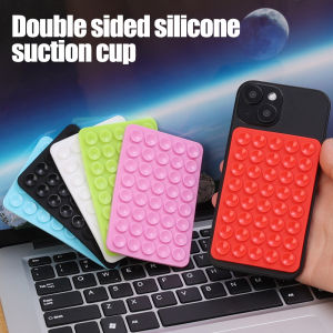 Double Sided Silicone Suction Phone Holders Anti-Slip Suction Cup Phone Case Portable Hands-Free Flexible Mount Without Adhesive