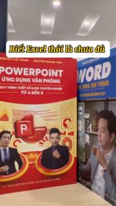 Combo 5 Sách Word - Excel - Power Point - Google Sheet - Power Query ĐÀO TẠO TIN HỌC Ứng Dụng Văn Phòng Kèm Video Hướng Dẫn + Tặng 101 Phím Tắt + Túi Vải + Nhãn Dán