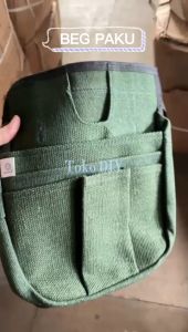 PORTABLE WAIST TOOL BAG BELT CARPENTER NAIL POUCH HARDWARE TOOL KIT ORGANIZER/BEG PAKU