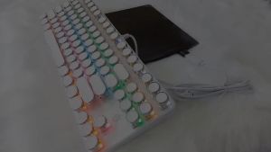 Bàn Phím Cơ E917 Gaming - Led xuyên phím có hotswap cho máy tính laptop