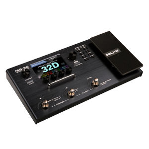 Electric Guitar Multi-Effect Pedal with Drum Machine LOOP and Digital Synthesis