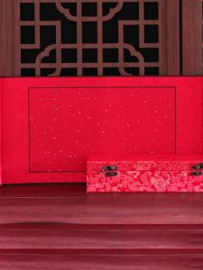 Creative Chinese Style Handwritten Blank Wedding Contract Engagement Gift Registry Vintage Festive Celebration Supplies