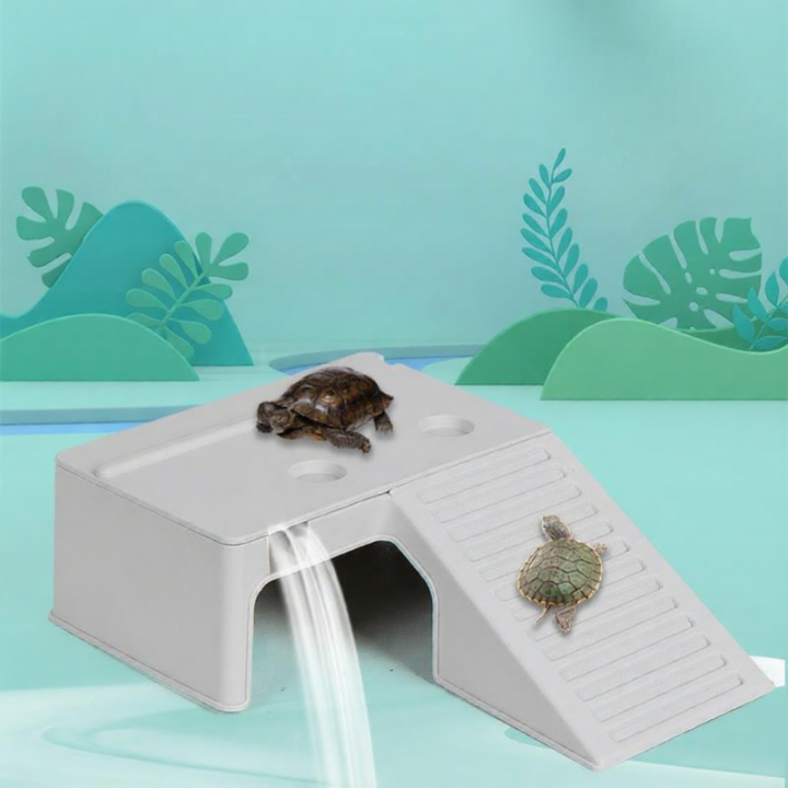 MOMIAN | Terrarium Platform Turtle Basking Filter Landscape Shelter ... - Turtle Basking Shelter Outdoor