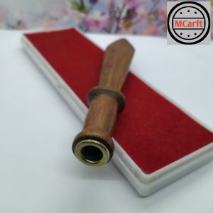 Pipa once padutan kayu kelor emas original model pedang B141