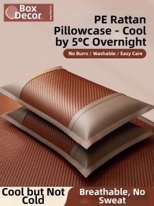 Cooling PE Rattan Icy Silk Childrens Pillow 48cmx74cm