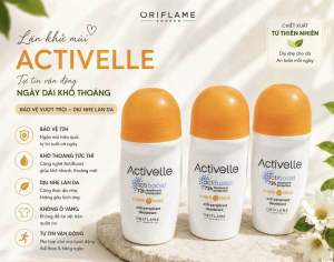 Lăn khử mùi 72 giờ Activelle Power Move Anti-perspirant Deodorant.50ml