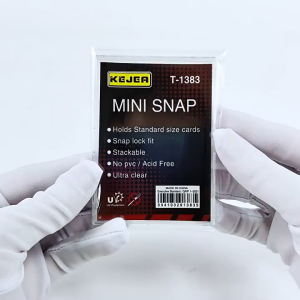 SOEZ Mini Shell Card Holder Pokemon Yugioh MTG KPOP Idol Card Storage Case Trading TCG Casing Snap