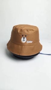 Topi Bucket Anak Perempuan Laki Laki Motif Motif Bear Rabbit Giraffe
