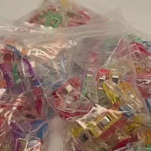50pcs Colorful Plastic Clamps DIY Sewing Clips Perfect For Office Sewing And Crafting Projects!