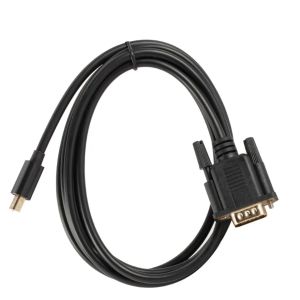 Cáp Mini DisplayPort Sang VGA 1.8m Bộ Chuyển Đổi Nam Sang Nam 1080P Cho HP Dell Asus Lenovo PC Laptop Truyền Video