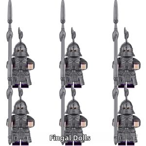 Ancient Warrior Figure Building Blocks