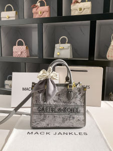 New Chinese Style Embroidered Tote Bag Casual Handbag Womens Single Shoulder Bag Commuter Bag Soft PU Leather Small Size