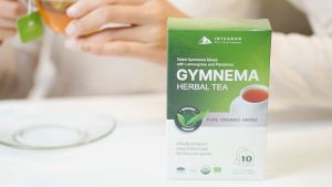 Gymnema Tea (จิมเนม่า ชาชง) ชาสมุนไพรออร์แกนิกจากธรรมชาติ Dried Gymnema Mixed with Lemongrass and Pandanus
