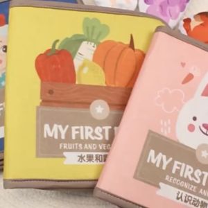 LAKOE Buku Busy Book Velcro Baby Quiet Book Lucu Velcro