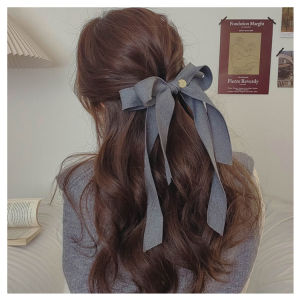 Original Design Hair Accessories Hair Clips Butterfly Knots Slanted Texture Ultra Cotton Feel Ribbon Girls Hair Cards Top Clips